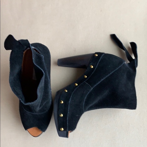 Charlotte Ronson Suede Booties - Picture 2 of 10